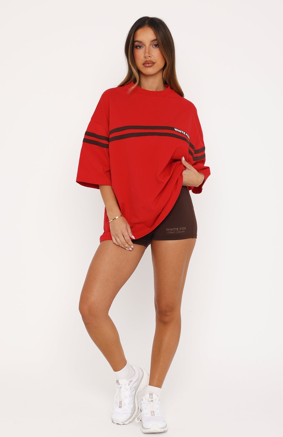 Studio 17 Emmie Oversized Tee Red