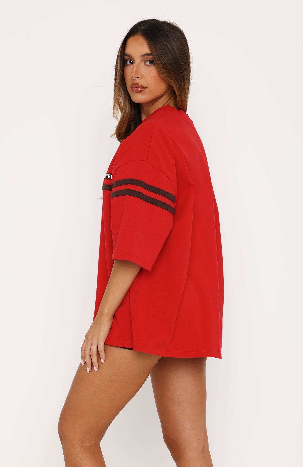 Studio 17 Emmie Oversized Tee Red