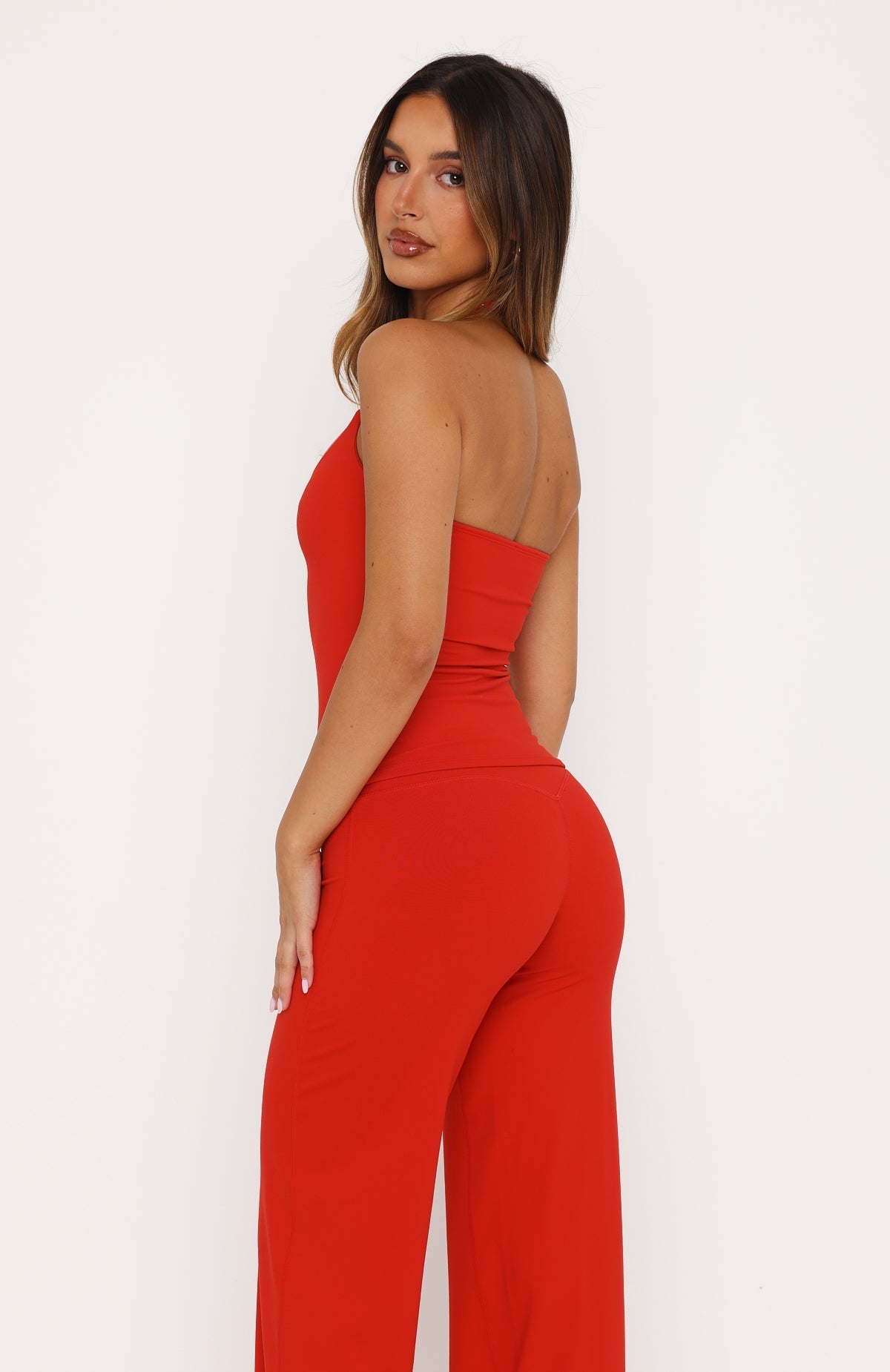 Studio 17 Lila Halter Top Red