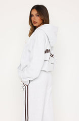 Studio 17 Raven Oversized Hoodie Grey Marle