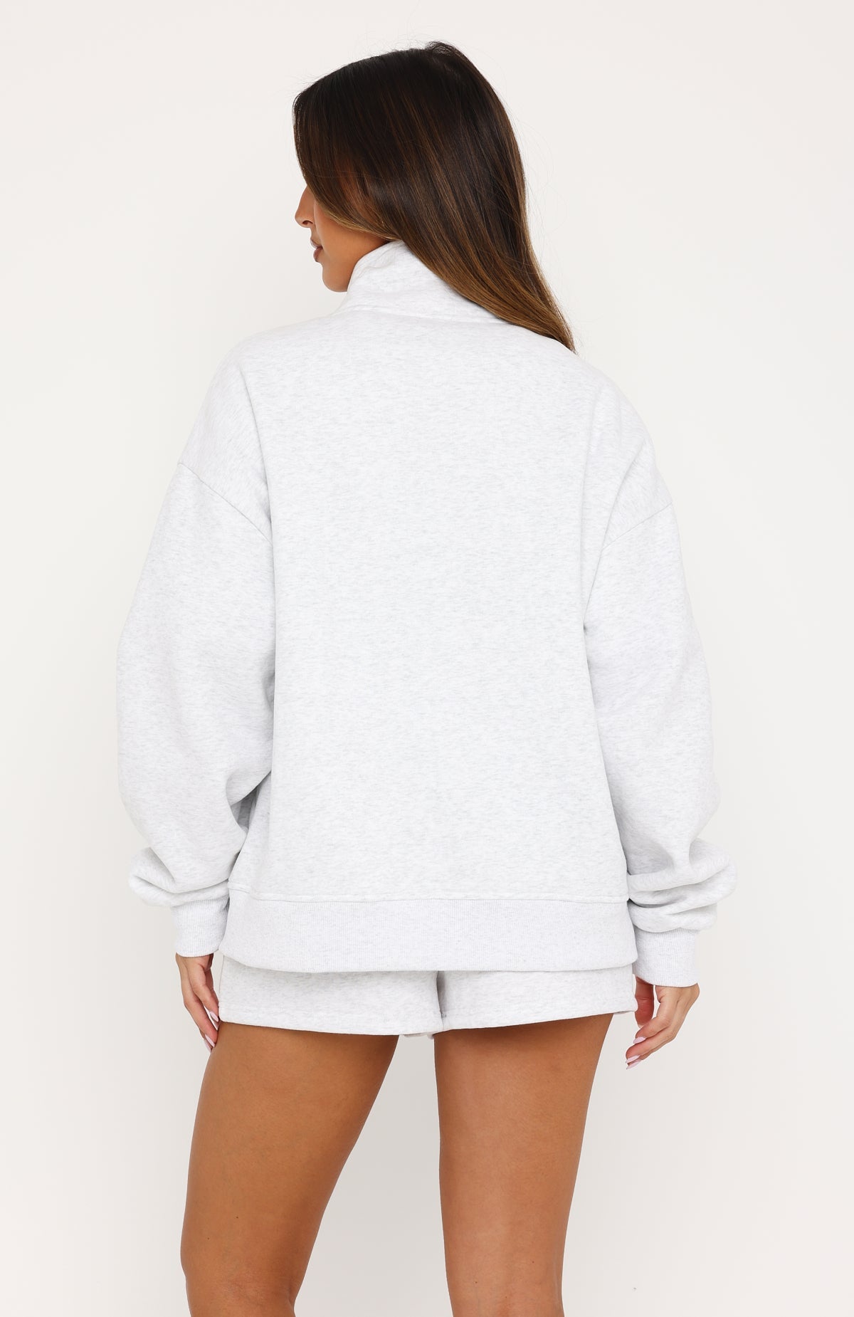 Studio 17 Raven Oversized Zip Jacket Grey Marle