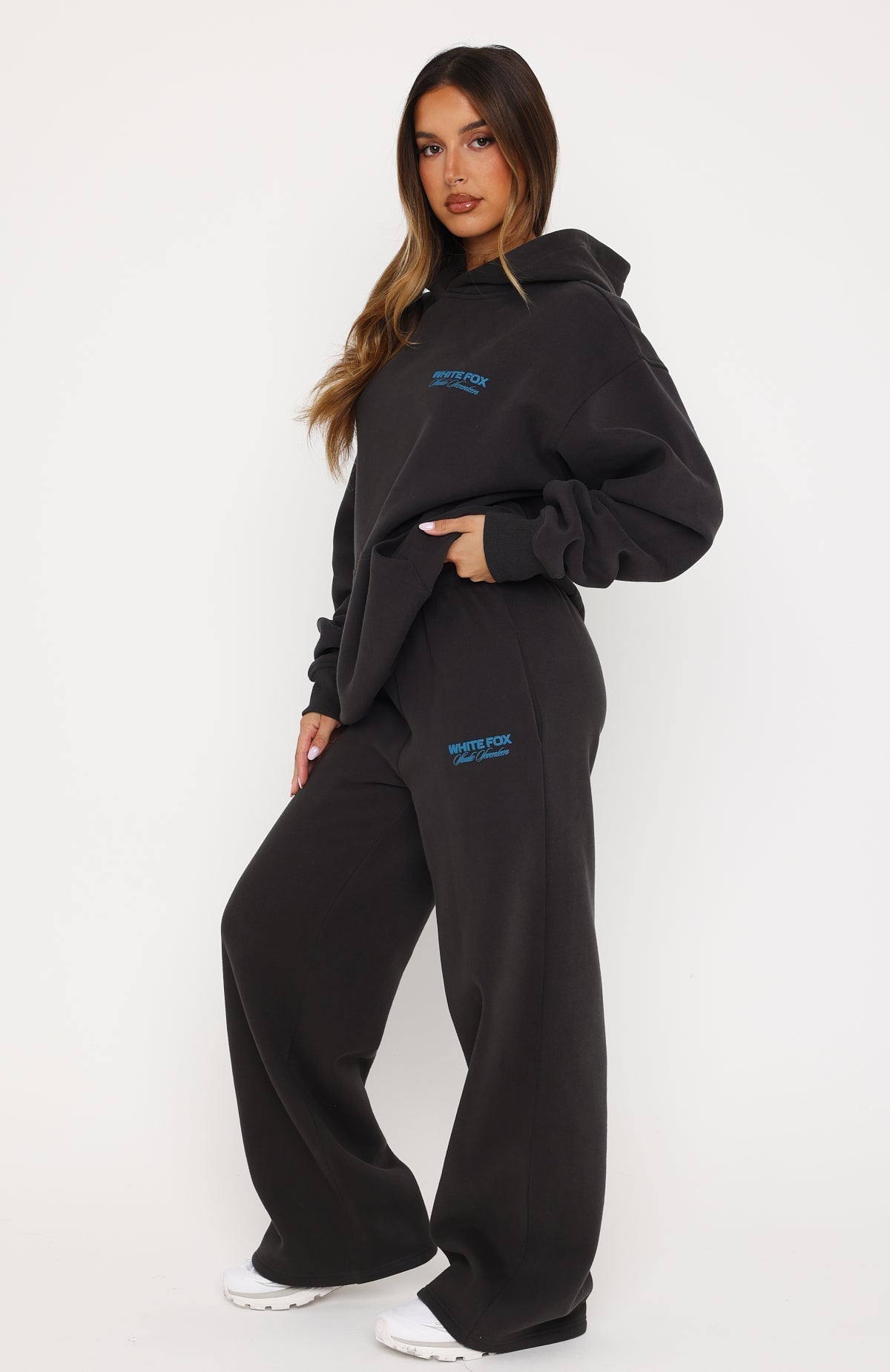 Studio 17 Tallulah Wide Leg Sweatpants Charcoal