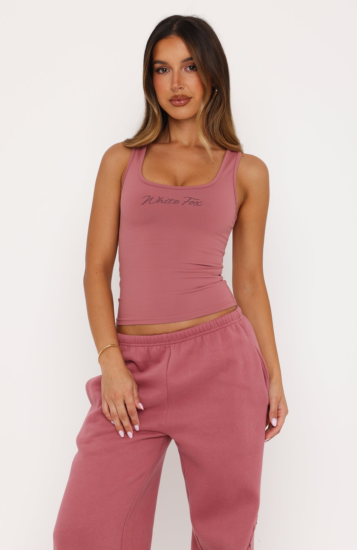 Studio 17 Willa Tank Top Dusty Plum