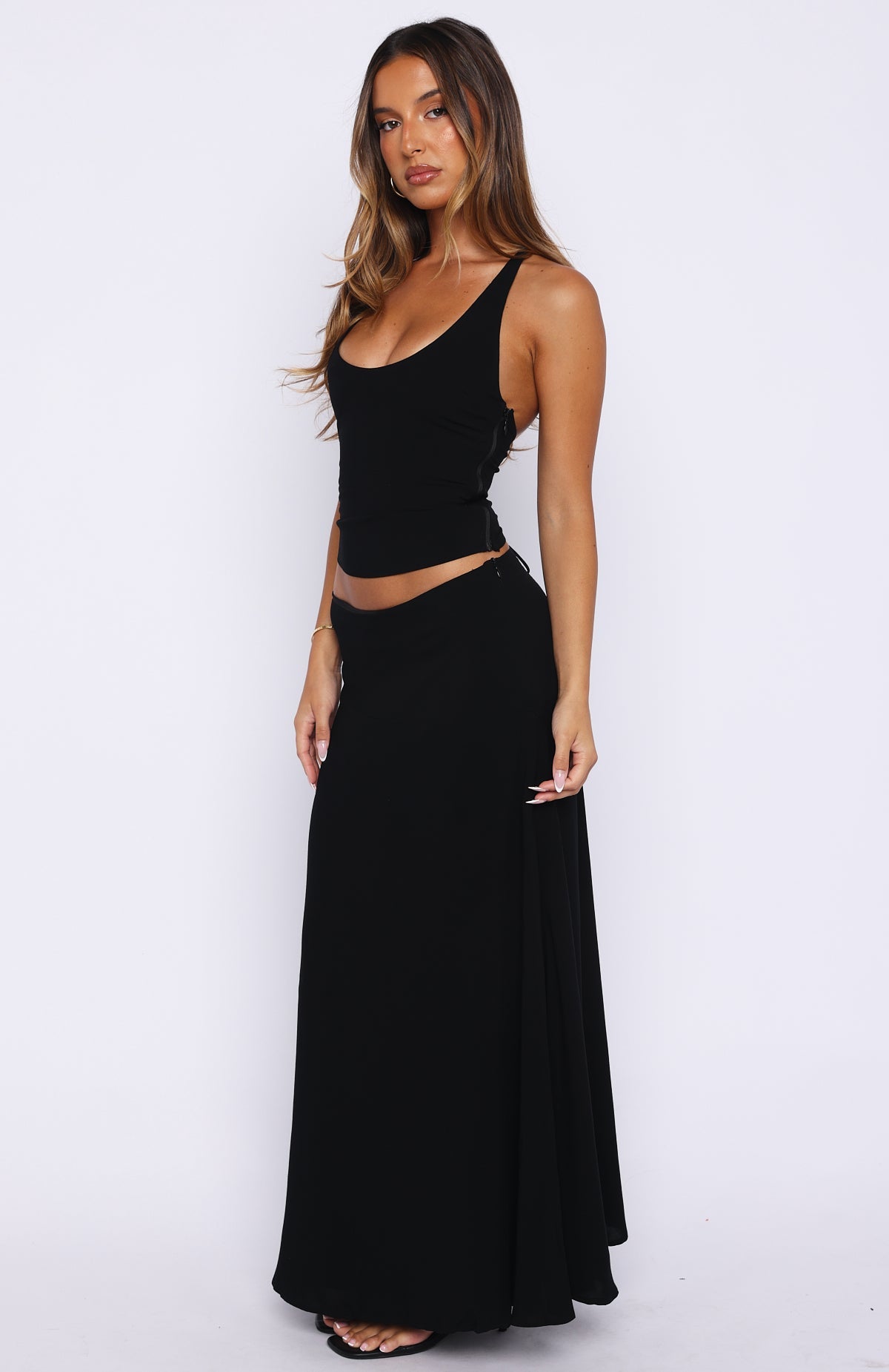 Sunbliss Maxi Skirt Black