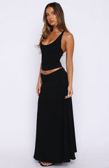 Sunbliss Maxi Skirt Black