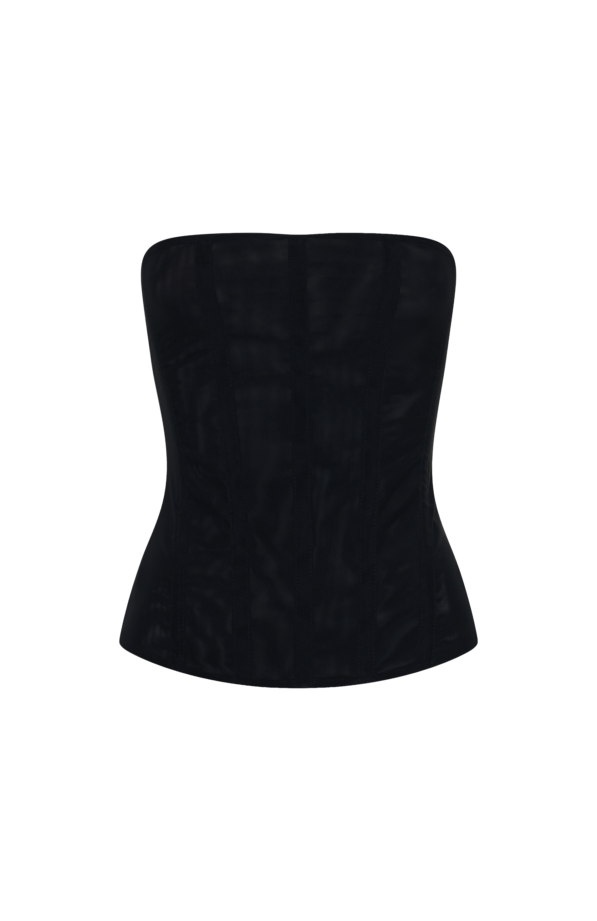 Tell Me A Secret Strapless Bustier Black