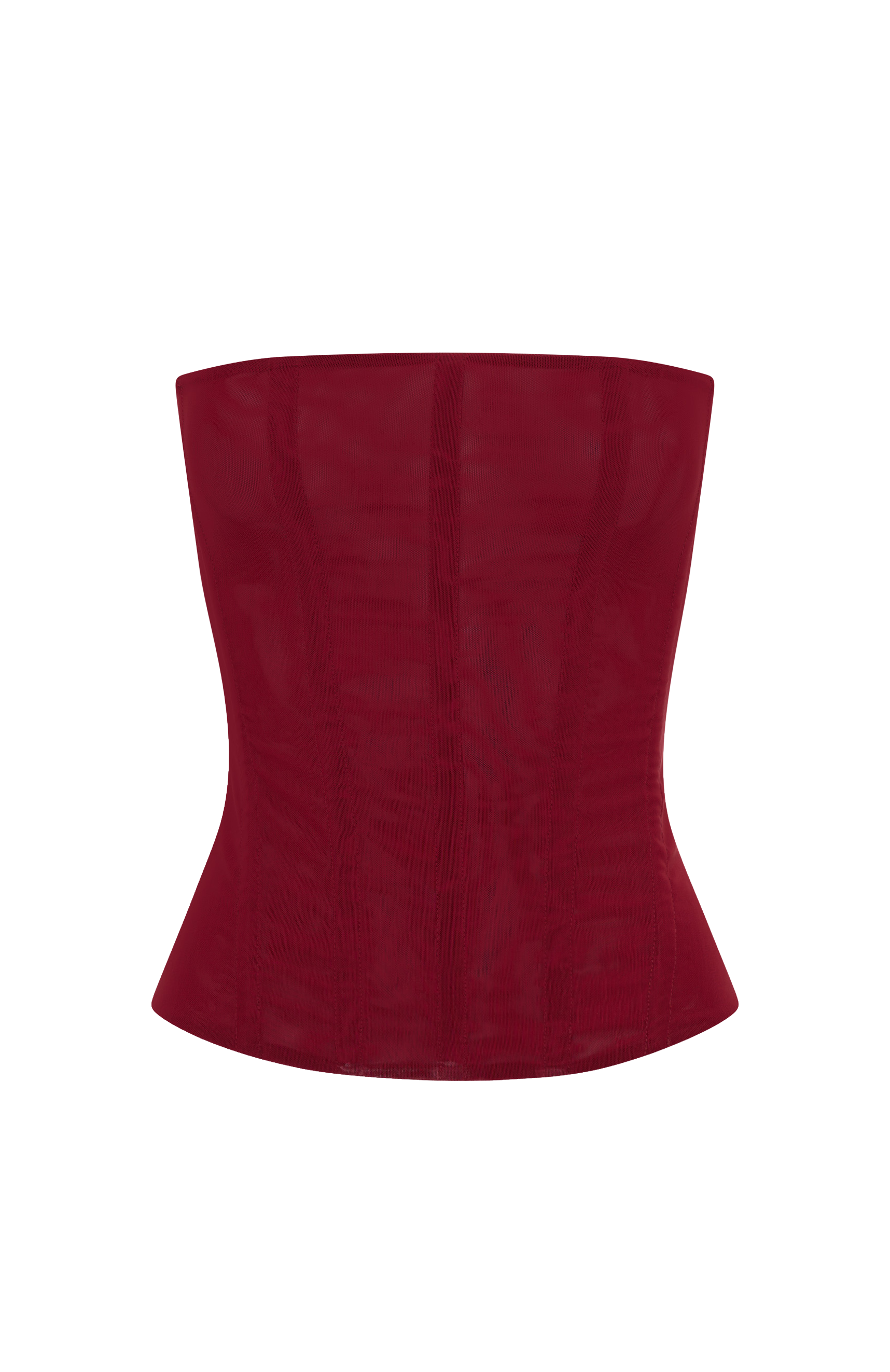 Tell Me A Secret Strapless Bustier Red