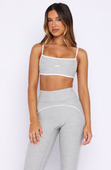 Tenacity Sports Bra Grey Marle
