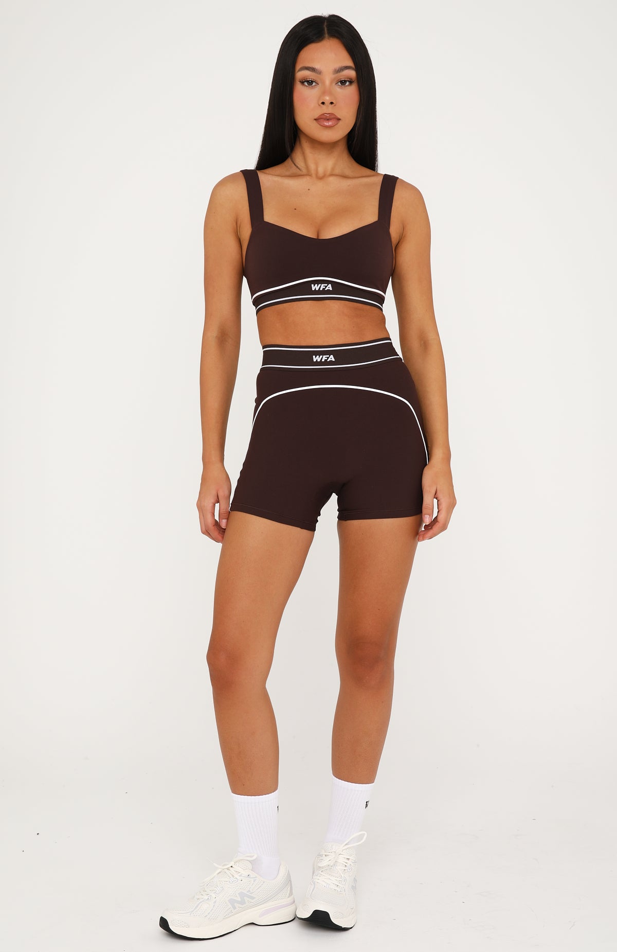Adapt Bike Shorts 4 Dark Chocolate/White