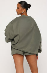 Test Drive Oversized Sweater Khaki