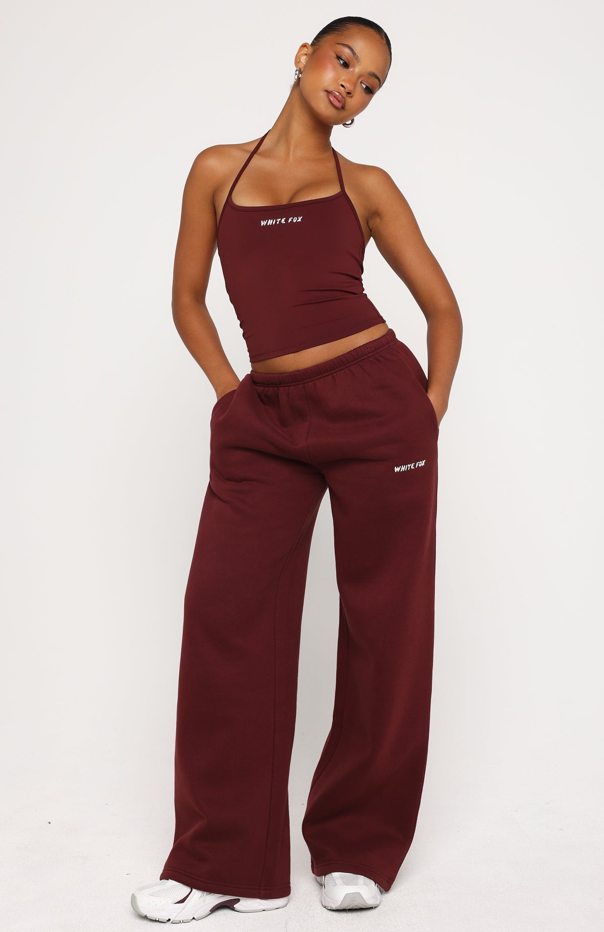 Test Drive Halter Top Dark Cherry