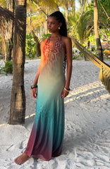 The Flirt Maxi Dress Opal Halo