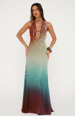 The Flirt Maxi Dress Opal Halo