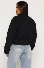 The Hieress Bomber Jacket Black