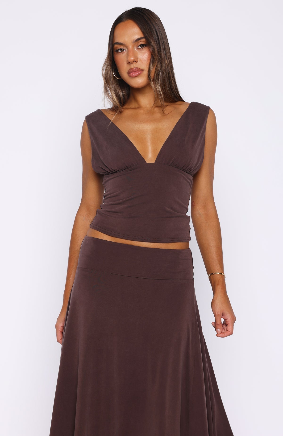 Tropic Drift Top Chocolate