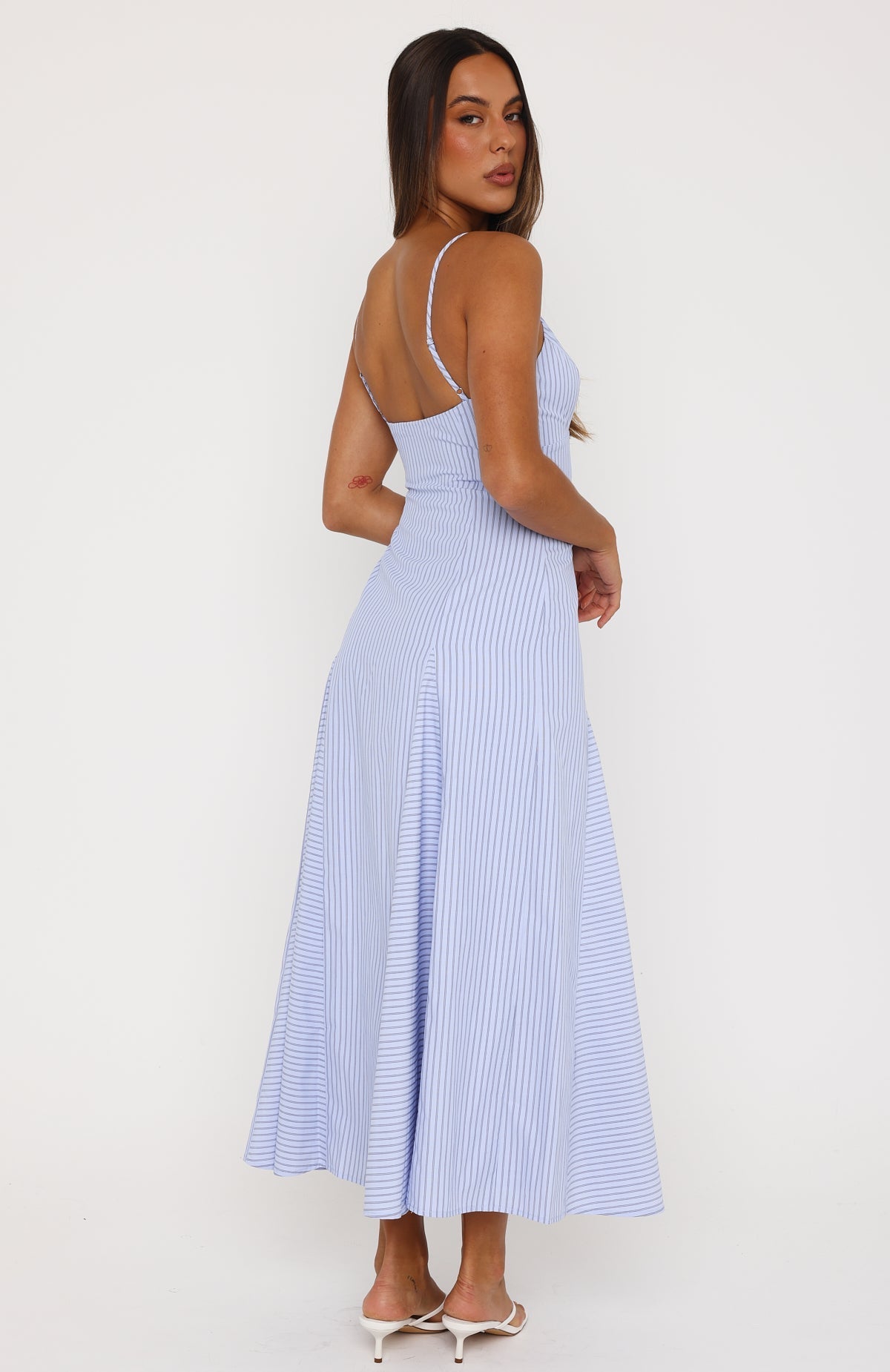 Truly Unforgettable Maxi Dress Blue Stripe
