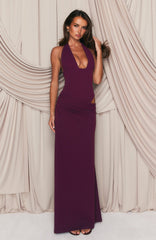 Twilight Temptation Maxi Dress Plum