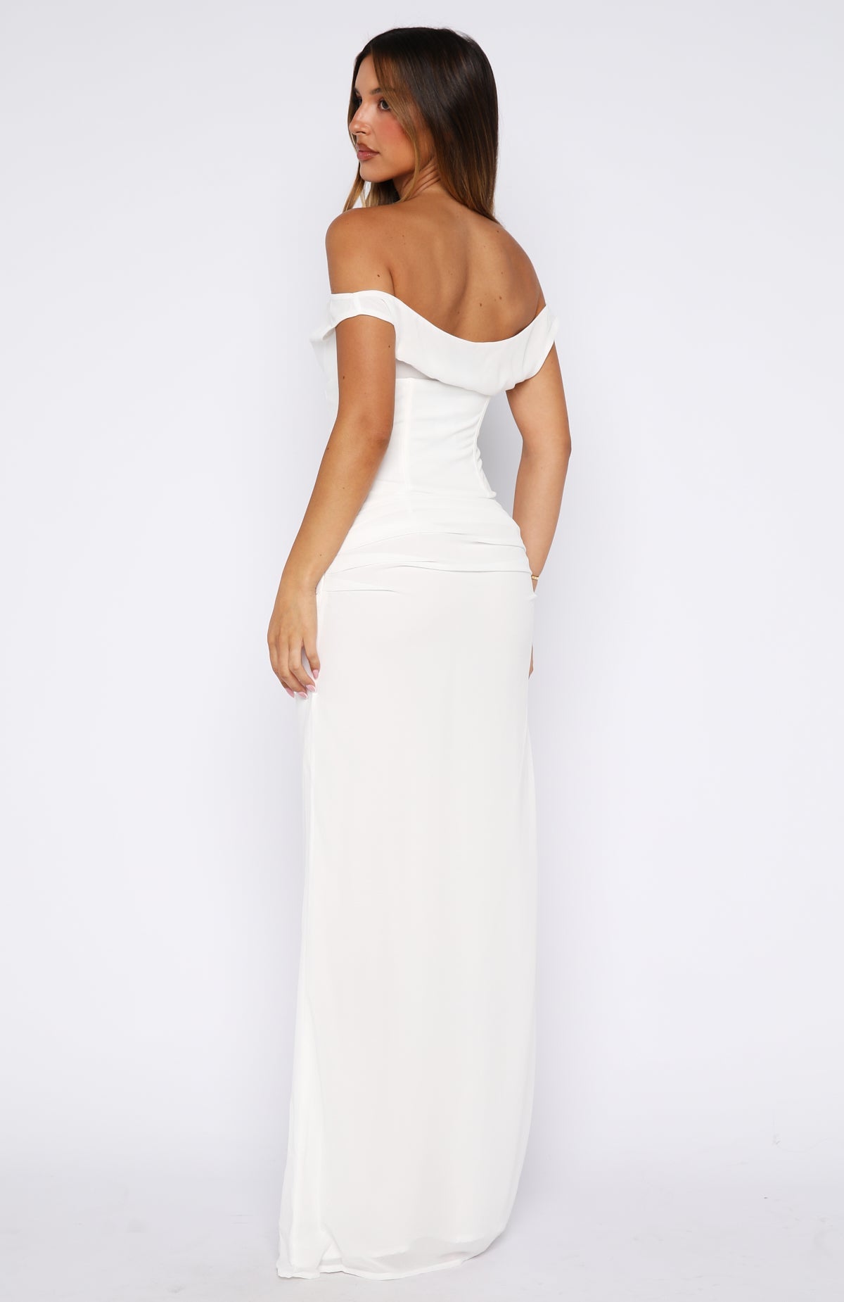 Unavailable Energy Maxi Dress White