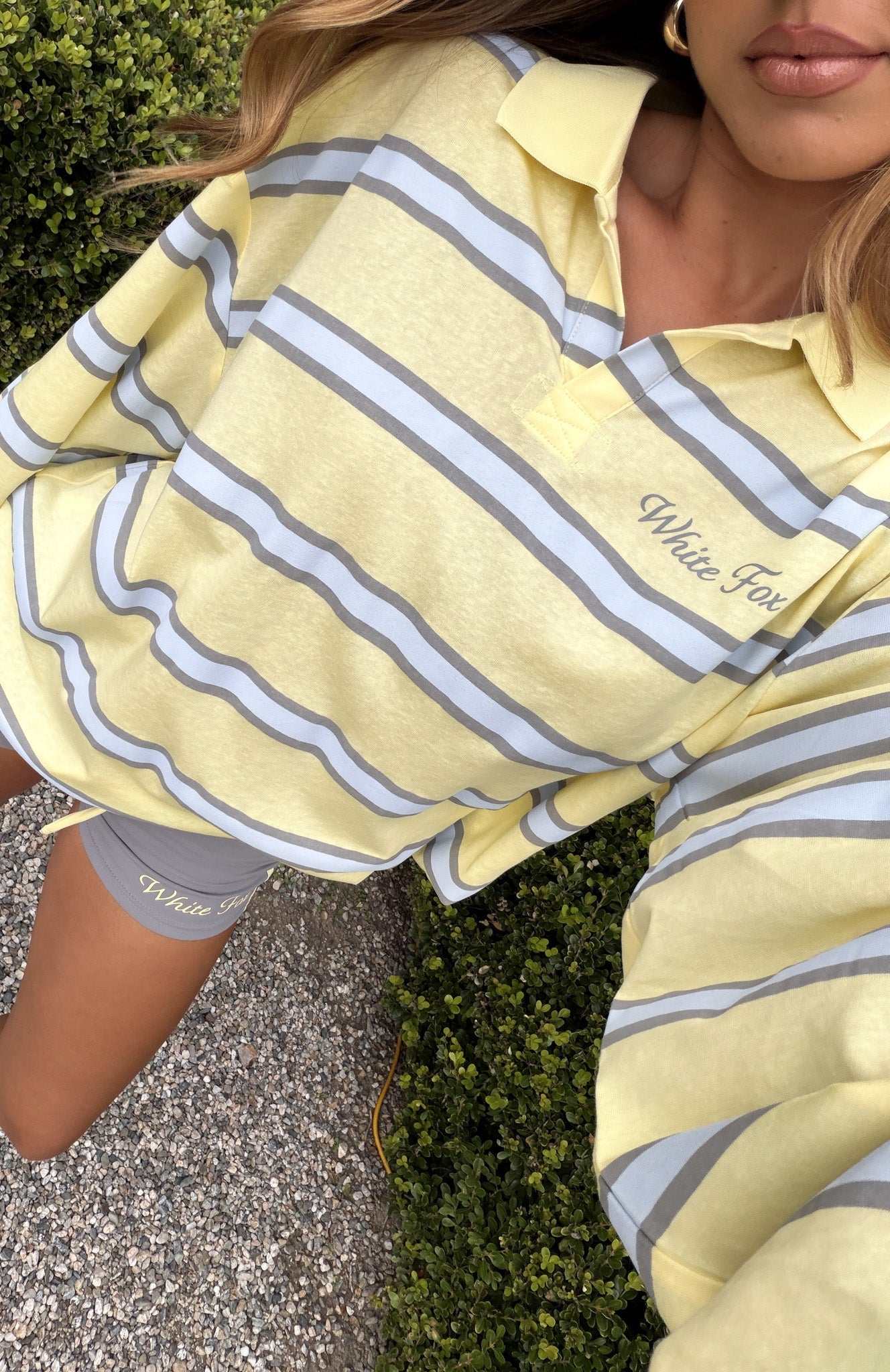Verano Sixteen Carmen Long Sleeve Oversized Jersey Lemon