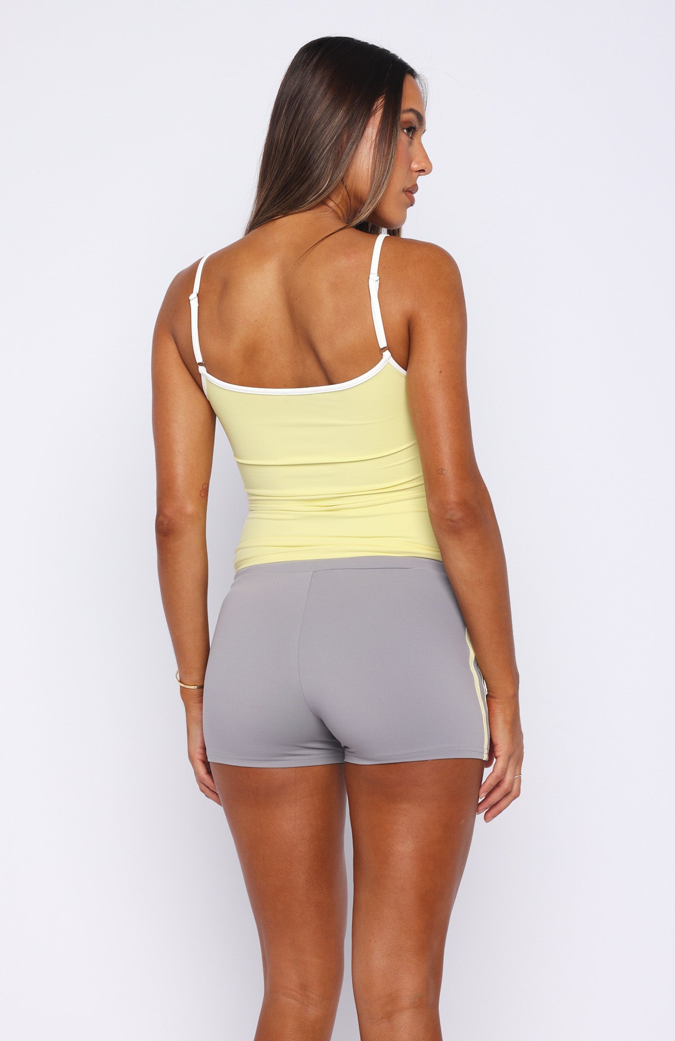 Verano Sixteen Giulia Singlet Top Lemon