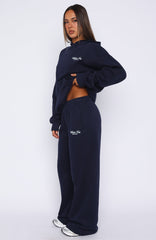 Verano Sixteen Lilia Wide Leg Sweatpants Navy