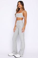 Volt Flare Leggings Grey Marle