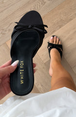Wallace Mules Black Mesh