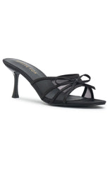 Wallace Mules Black Mesh