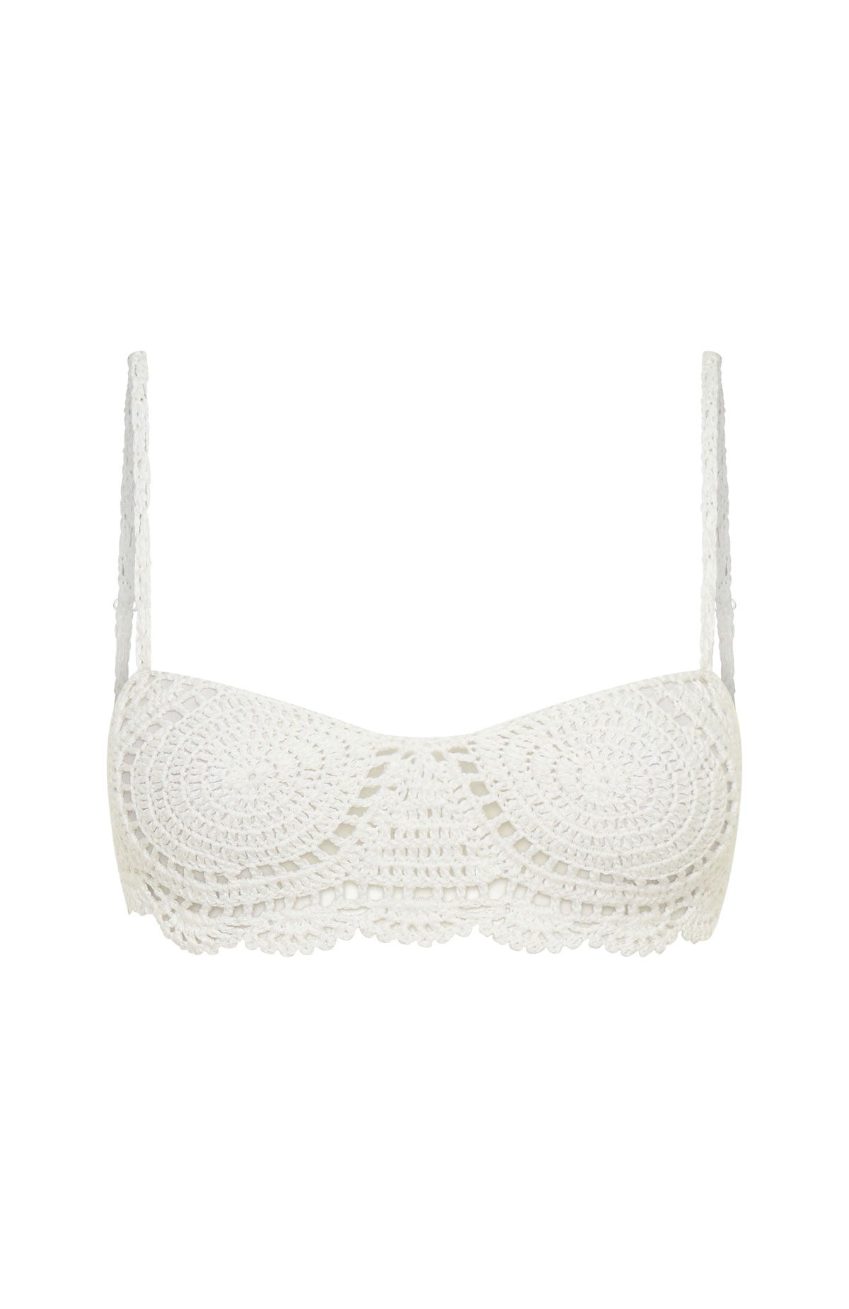 Waves Of You Crochet Top White